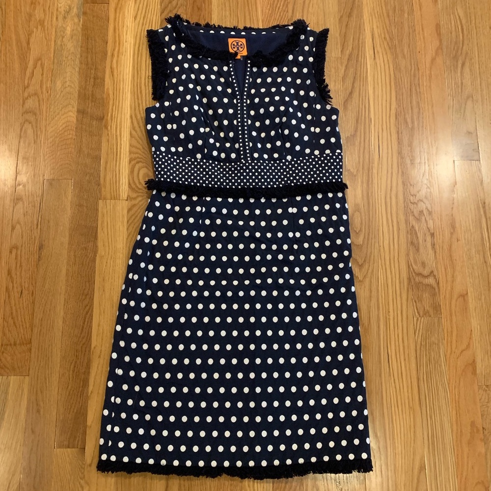 Tory Burch Polka Dot Sheath Dress